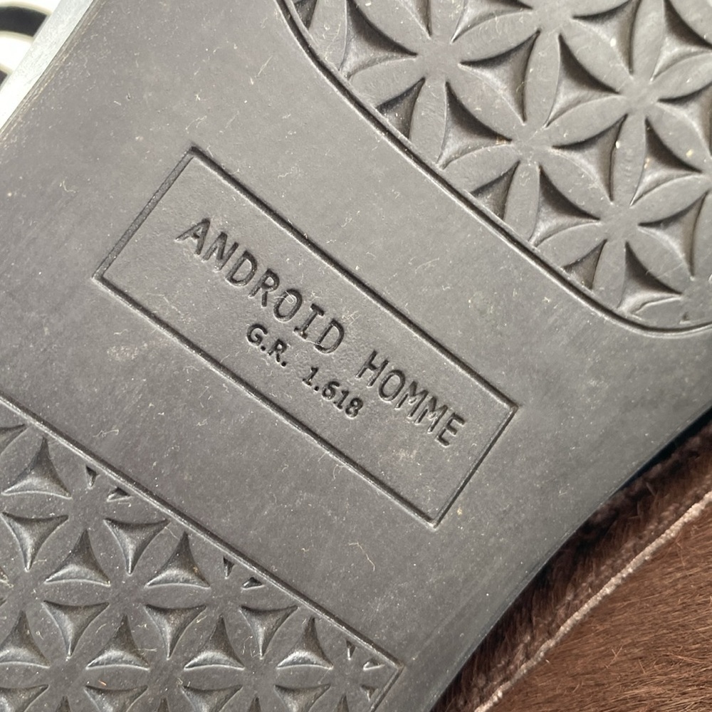 Android Homme Sneakers/Shoes. Made from high-quality pony hair and leather.Sz 10 - Picture 6 of 14